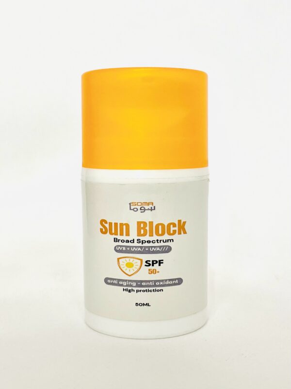 Sun block lotion