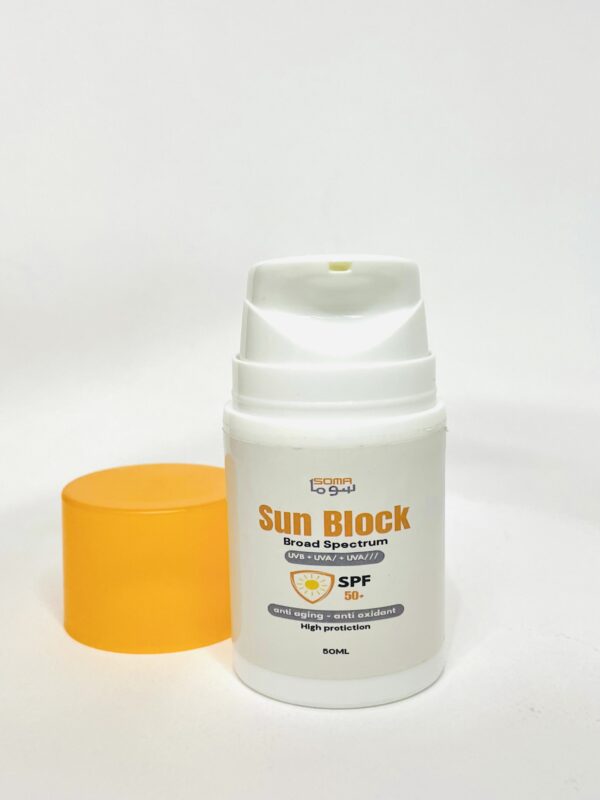 Sun block lotion